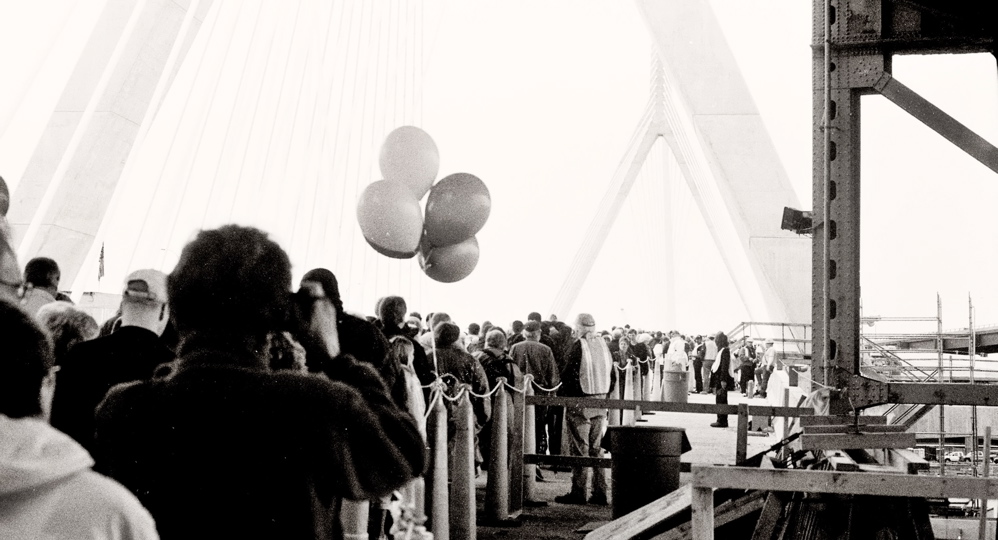 BW - Zakim Bridge Opening